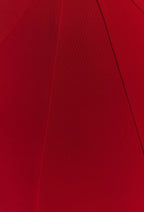 Vestido Rojo Quemado Cuello V Estola Stretch ML-996