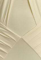 Vestido Amarillo Pastel Halter Stretch MLA-522