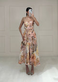 Vestido Floral Midi Tirantes