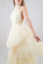 Vestido Halter Tul