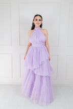Vestido Halter Tul