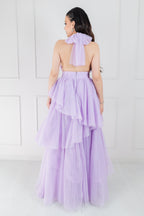 Vestido Halter Tul