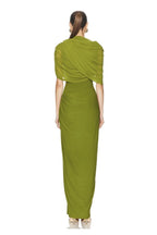 VESTIDO VERDE LIMON CAPA