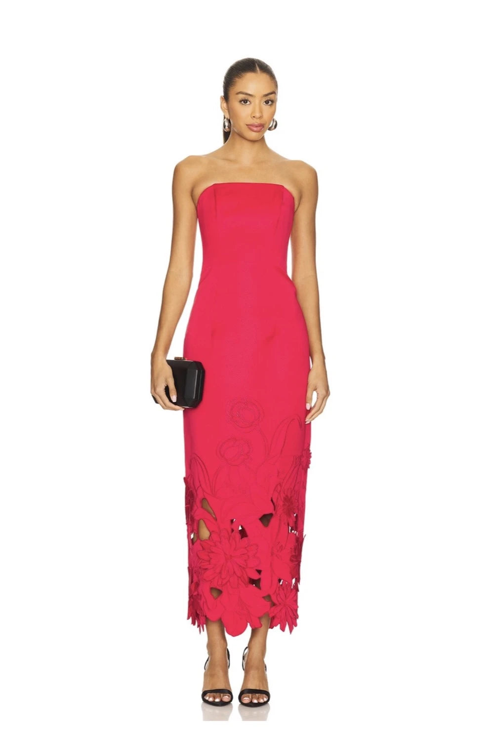 VESTIDO CEREZA STRAPLESS
