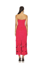 VESTIDO CEREZA STRAPLESS