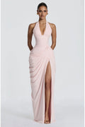 VESTIDO ROSA HALTER CORSET